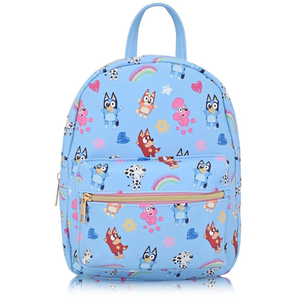 Bluey Backpack for Boys, Girls, Women, Men, Unisex | Cute PU Leather 10"🖐